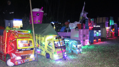 Meriahkan HUT RI ke-77, Ribuan Warga Desa Lempeni Lumajang, Padati Acara Kontes Miniatur Sound System