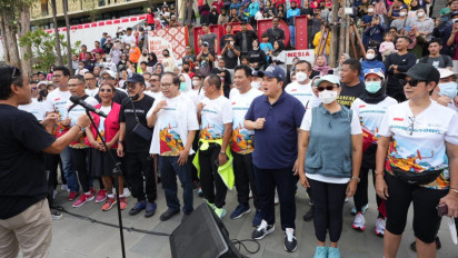 Jalan Pagi Komengsong yang Paling Meriah