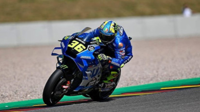 Pebalap Suzuki Juara Dunia MotoGP 2020 Joan Mir Cedera Legimen Kaki Kanan Usai Terjatuh di Seri GP Austria