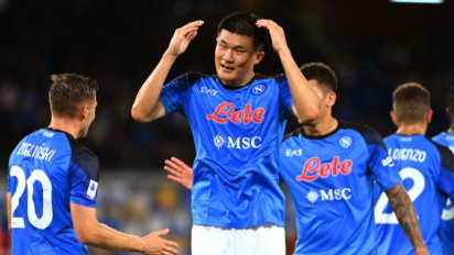 Gol Perdana Bek Korea Angkat Napoli ke Posisi Teratas Liga Italia