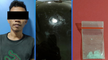 Sopir Travel di Surabaya Nyambi Jualan Sabu-sabu Disergap Polisi