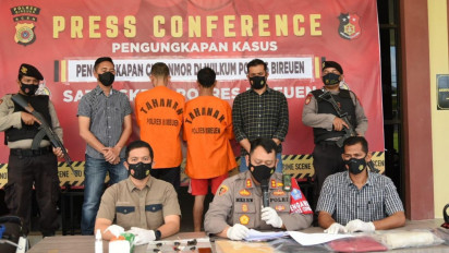 5 Pelaku Curas di Bireun Aceh Diciduk Polisi, 3 Unit Sepada Motor Diamankan