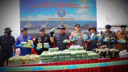 Operasi Laut Interdiksi Terpadu 2022 Tuntas, Satu Pelaku Dilakukan Tindakan Tegas