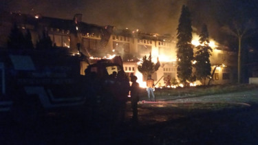 Kebakaran Hebat, Eks Kantor DPPKAD Kerinci Hangus Terbakar