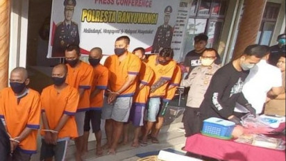 Mantap! Sebanyak 27 Pelaku Judi Tertangkap Polres Banyuwangi Beragam Judi Tersedia dari Sabung Ayam Hingga Judi Online