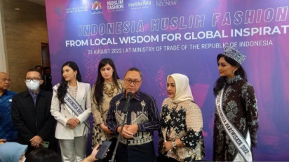 Road to JMFW 2023 Fashion Show & Dialog, Mendag Zulkifli Hasan: Kuasai Pasar Global dengan Kearifan Lokal