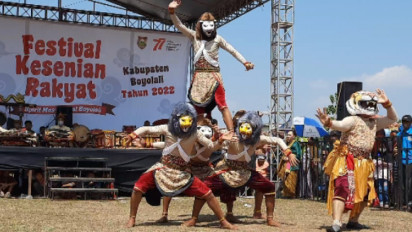 13 Grup Kesenian Ramaikan Festival Kesenian Rakyat Boyolali