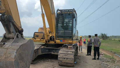 Piranti Alat Berat Digondol Maling, Proyek Normalisasi Sungai di Kulon Progo Terhambat