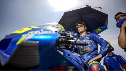 Juara Dunia MotoGP 2020 Joan Mir Dipastikan Absen di Grand Prix Misano Akibat Cedera Tulang Ligamen Kaki Kanan