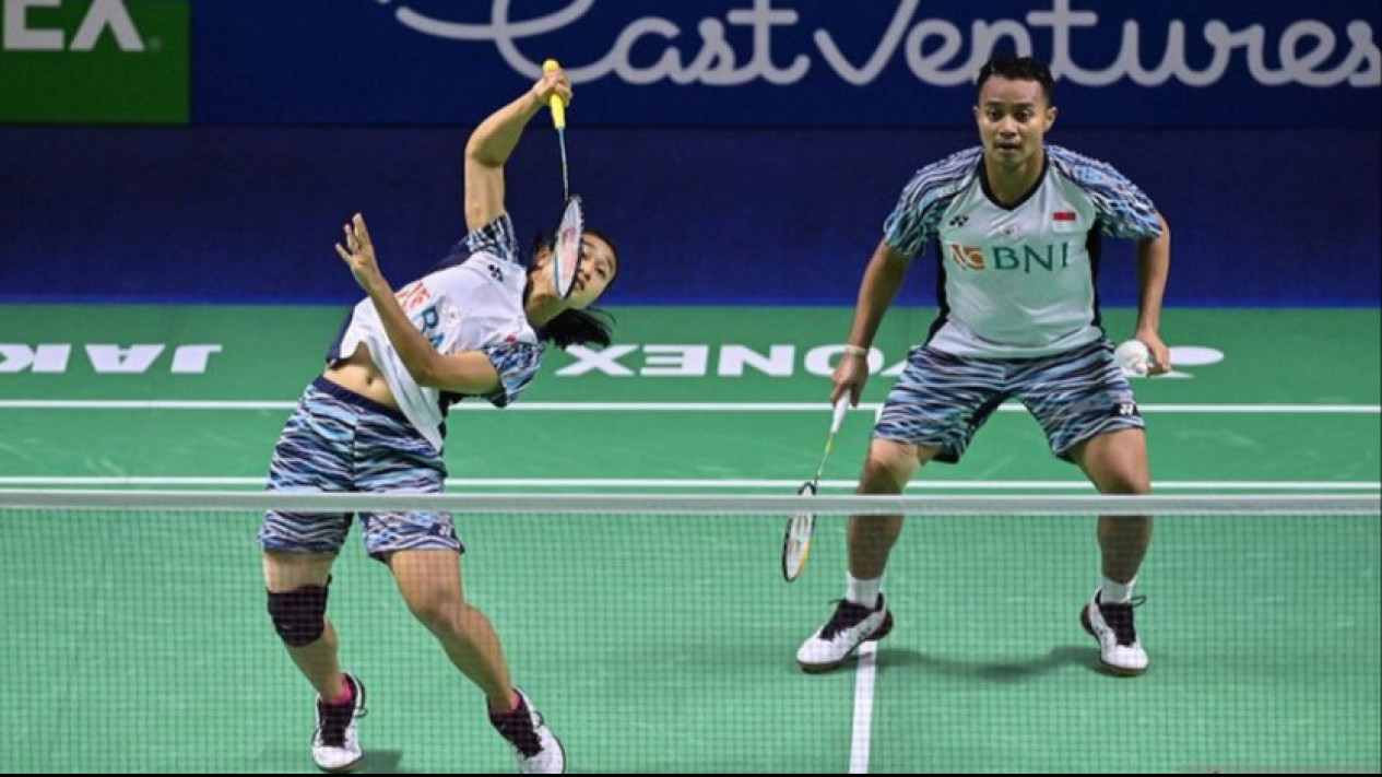 Hasil Kejuaraan Dunia BWF 2022 di Tokyo Jepang: Tiga Ganda Campuran Timnas Bulu Tangkis Indonesia Menang
            - galeri foto