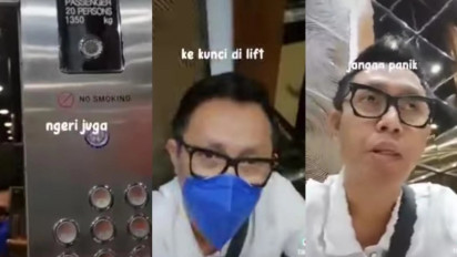 Anjlok! Eko Patrio Terperangkap Dalam Lift Apartemen, Terjun Hingga 13 Lantai: Jangan Panik, Bismillah
