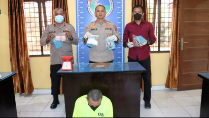 Polisi Amankan 200 Gram Sabu dari Seorang Pemuda Asal Paya Demam Aceh Timur