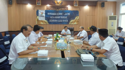 Audiensi dengan KORMI Kota Malang, Bahas Tuan Rumah Festival Olahraga Daerah (FORDA)