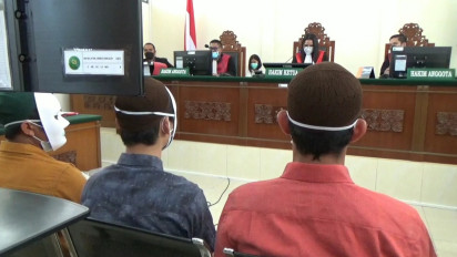 Sidang Kerangkeng Bupati Langkat Nonaktif, 8 Saksi Bertopeng Dihadirkan