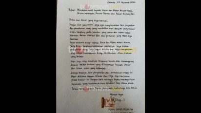 Ferdy Sambo Buat Surat Permohonan Maaf Nyatakan Siap Jalankan Konsekuensi Hukum