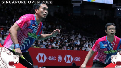 Bangkit dari Tekanan Lamsfuss/Seidel, The Daddies ke Perempat Final Kejuaraan Dunia Bulu Tangkis