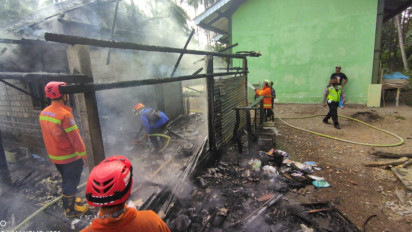 Lupa Matikan Kompor, Dapur Warga di Blitar Ludes Terbakar
