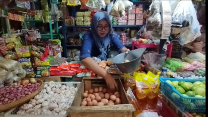 Harga Telur Ayam Meroket, Tembus 30 Ribu Rupiah per Kilogram di Pasar Tradisional Pacitan