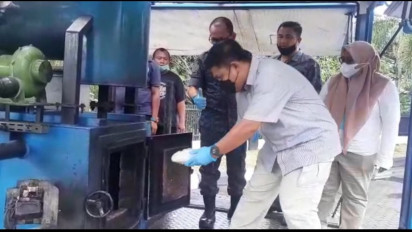 BNN Kepri Musnahkan Barang Bukti Sabu Home Industri Bernilai Miliaran Rupiah 