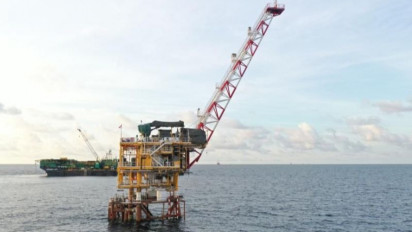 Pertamina Hulu Mahakam Alirkan Gas Perdana Dari Anjungan WPN-4
