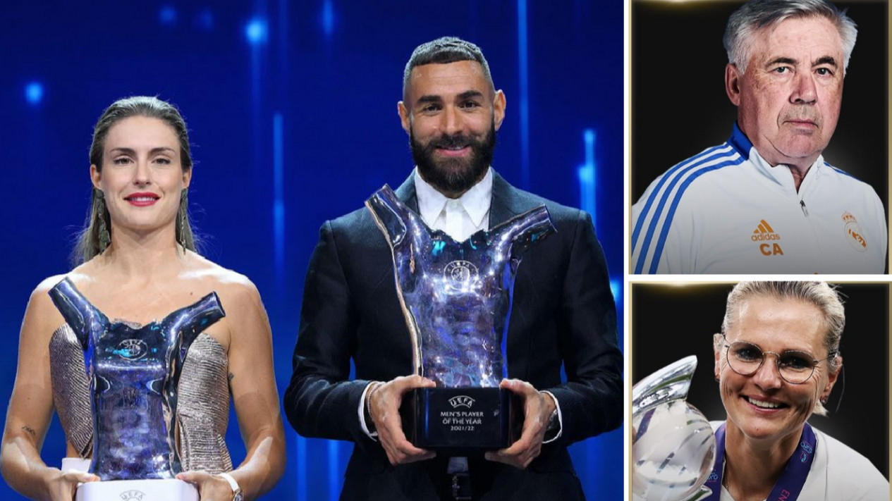 Benzema Sabet Gelar Pemain Terbaik Eropa, Makin Dekat ke Ballon d’Or
            - galeri foto