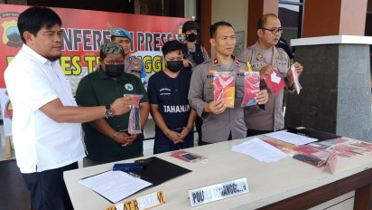 Dua Pelaku Judi Togel Online Ditangkap Satreskrim Polres Temanggung