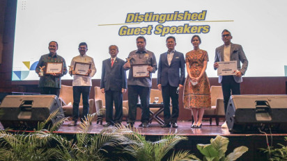 Menlu Retno Marsudi dan Menko Perekonomian Airlangga Hartanto Minta Mahasiswa Jadi SDM Unggul Capai Indonesia Emas