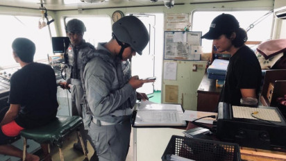 Bakamla Tangkap Kapal Tanker yang Selundupkan 90 Ton BBM Ilegal di Perairan Senkuang Batam