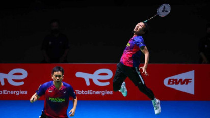 Hendra/Ahsan Hadapi Wakil Malaysia Aaron Chia/Soh Wooi Yik di Final Kejuaraan Dunia BWF Hari Ini