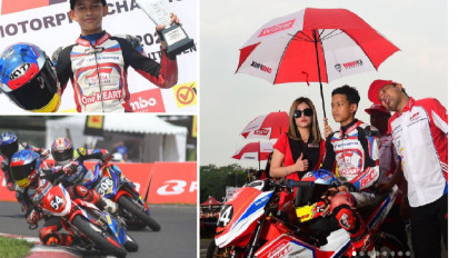 Masih SMP, Veda Ega Rider Oneprix yang Pernah Naik Podium di Asia