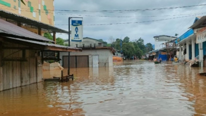 Banjir Rendam Ketapang Kalimantan Barat, Kedalaman Air 1 Sampai 2 Meter