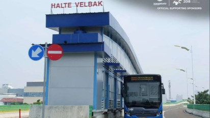 Halte Velbak Tak Beroperasi Sementara Waktu Lantaran Pembangunan JPO