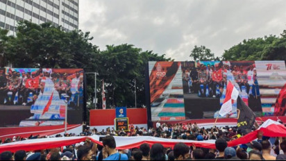 Hadiri Kirab Merah Putih, Habib Luthfi Ajak Masyarakat Perkuat Kecintaan pada Tanah Air