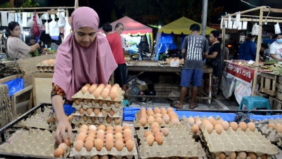 Harga Telur Ayam di Medan Meroket, Omzet Pedagang Anjlok 50%