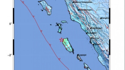 Gempa Magnitudo 5,9 Terjadi di Kepulauan Mentawai, Getaran Terasa Hingga di Beberapa Daerah Ini