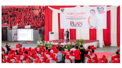Puan Maharani Bertemu Kader Srikandi Lampung Selatan