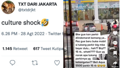 Viral Seorang Warga Syok Ditagih Duit Parkir Rp 15 Ribu di Indomaret Kemang, Padahal Belanjanya Cuma Habis Rp 5 Ribu