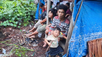 Pasca Gempa 6,4 Warga Siberut Barat Mentawai Mengungsi