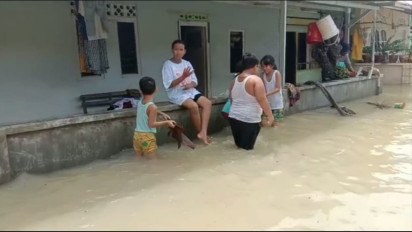 Ratusan Rumah Terendam Banjir di Karimun Kepulauan Riau