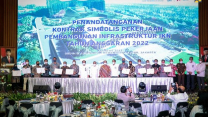 Pembangunan Infrastruktur Ibu Kota Negara Tahap 1 Senilai Rp5,3 Triliun Dimulai
