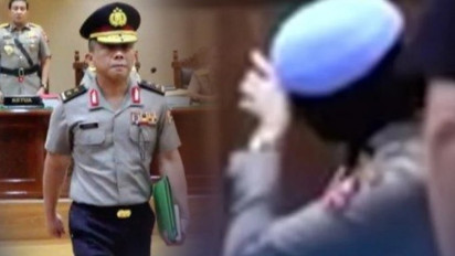 Berpaling Muka Saat Irjen Ferdy Sambo Melewatinya, Polwan Baret Biru Ini Ternyata Tak Kuat Menahan Air Mata, Dia Menangis Setelah Sambo Dipecat Polri