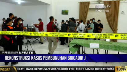 Semua Tersangka Pembunuhan Brigadir J Dihadirkan saat Rekonstruksi Eksekusi di Rumah Dinas Ferdy Sambo