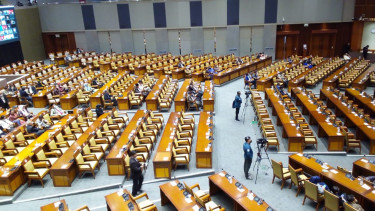 DPR RI Gelar Rapat Paripurna ke-3, Hadir Fisik 48 dari 575 Anggota Dewan