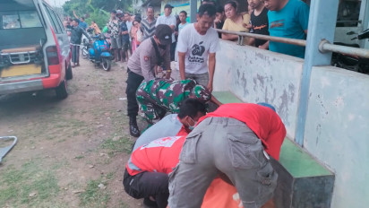 Penjual Kerupuk Keliling Tewas Disambar Kereta Api saat Melintasi Pelintasan Rel Kereta Api Tanpa Palang Pintu