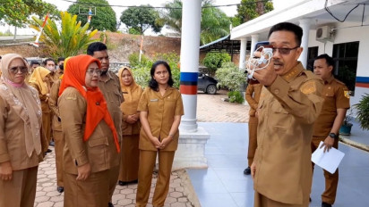 Panik! Tiba-tiba Bupati Labuhanbatu Selatan Sidak Kantor Sejumlah Dinas