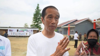 Presiden Jokowi Tinjau Rumah Sehat di Papua