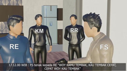 Animasi Pembunuhan Brigadir J Beda Versi dengan Pernyataan Kapolri Listyo Sigit saat Raker dengan Komisi III DPR