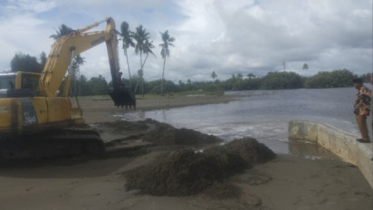 Antisipasi Banjir, PUPR Aceh Barat Belah Mulut Muara