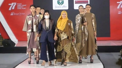 Busana Ecoprint Karya Desainer Indonesia Segera Tembus Pasar Eropa