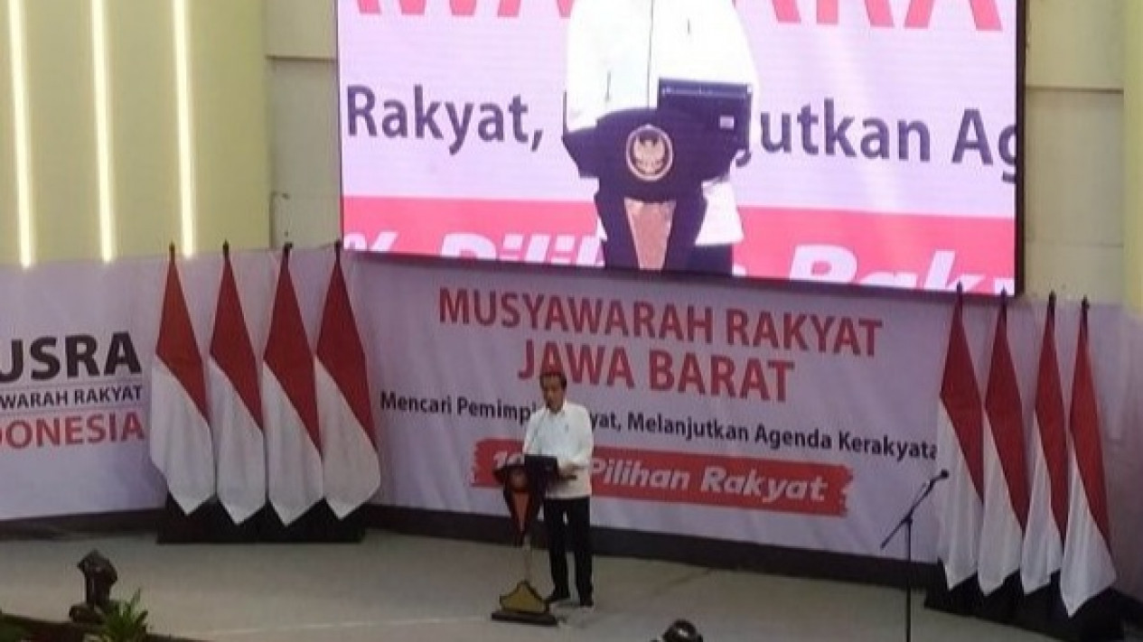 Pengamat PARA Syndicate Sebut Ada Joko Widodo Syndrome Pengaruhi Dukungan Capres dan Cawapres Pada Pilpres 2024
            - galeri foto